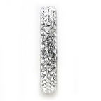 Jewellery Kingdom Ladies Stacking Band Cubic Zirconia Full Eternity Ring (Clear) - Jewelry Rings - British D'sire