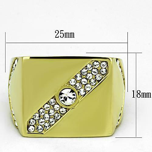 Jewellery Kingdom  Details about   Mens gold ring signet 18kt steel cz pinky classic smart classy everyday new 1066 Main image