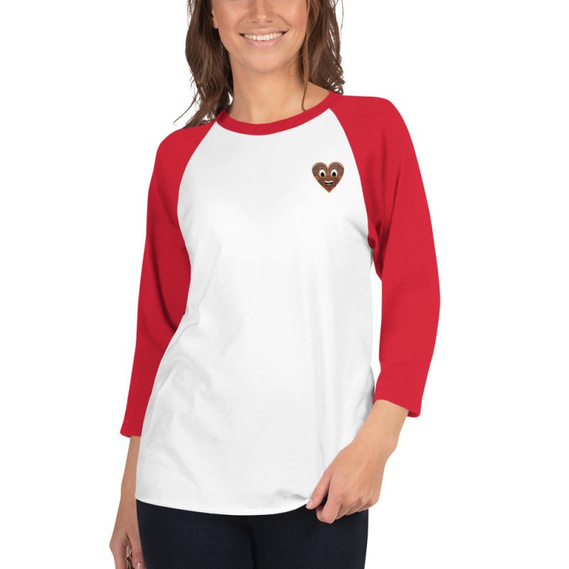 S&B 3/4 Raglan Sleeve Māori T-shirt For Women - Women's T-Shirts & Shirts - British D'sire