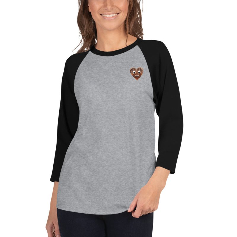 S&B 3/4 Raglan Sleeve Māori T-shirt For Women - Women's T-Shirts & Shirts - British D'sire