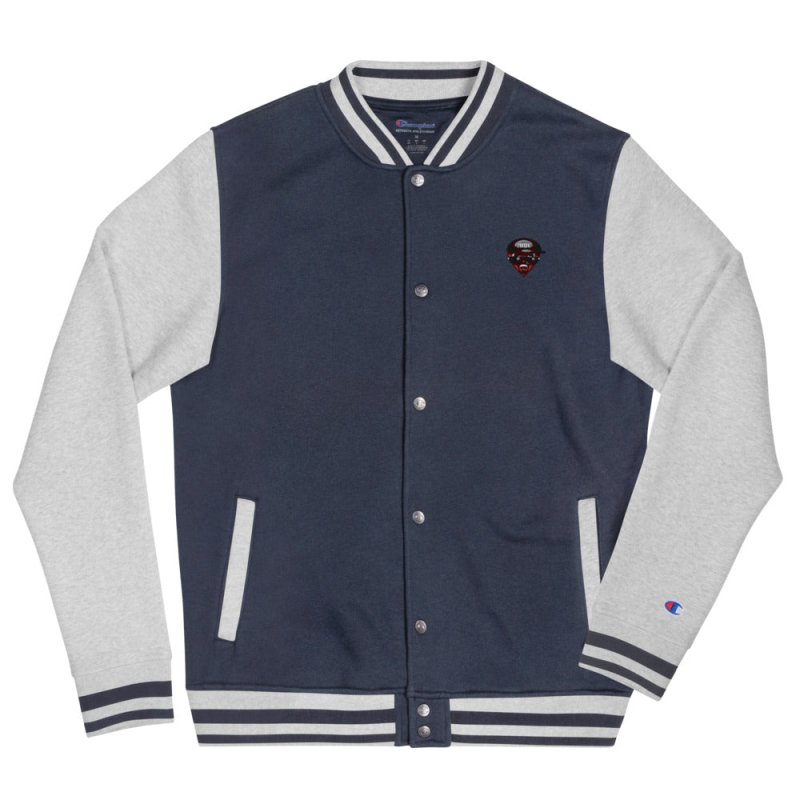 S&B Champion Embroidered Bomber Jacket – Teddy thug - Men's Jacket - British D'sire