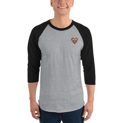 S&B Heart Maori 3/4 Raglan Sleeve T-Shirt Sweatshirt - Men's Hoodies & Sweatshirts - British D'sire