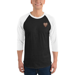 S&B Heart Maori 3/4 Raglan Sleeve T-Shirt Sweatshirt - Men's Hoodies & Sweatshirts - British D'sire