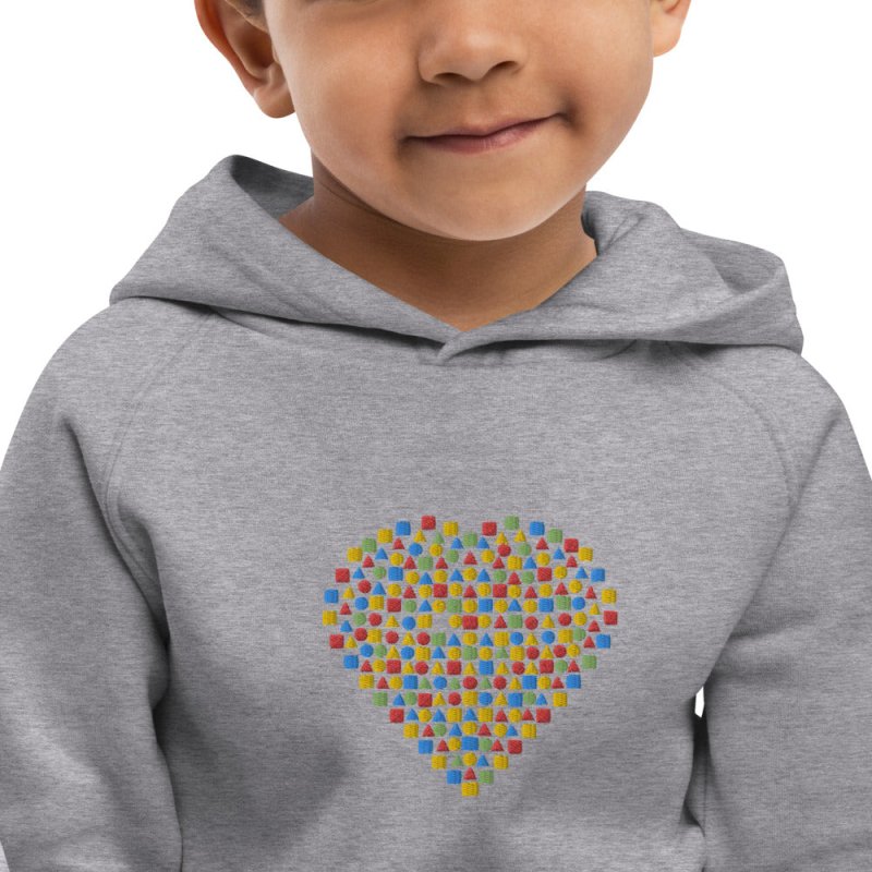 S&B Kids Heart Organic Cotton Sweatshirt - Kids Hoodies and Sweatshirts - British D'sire