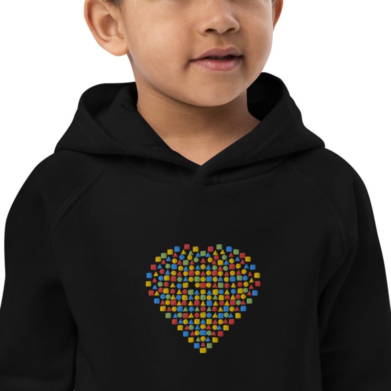 S&B Kids Heart Organic Cotton Sweatshirt - Kids Hoodies and Sweatshirts - British D'sire