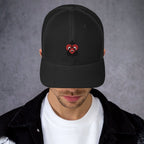 S&B Trucker Lucky heart Cap - Men's Accessories - British D'sire