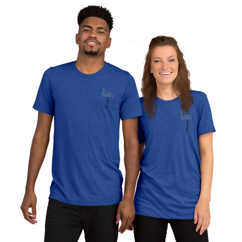 S&B Unisex Flamingo Short Sleeve T-shirt - Men's T-Shirts & Shirts - British D'sire Main image