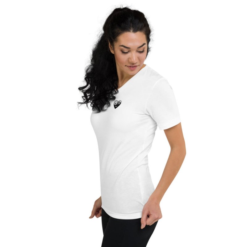 S&B Unisex Short Sleeves and V-Neck Zen Heart T-shirt - Women's T-Shirts & Shirts - British D'sire