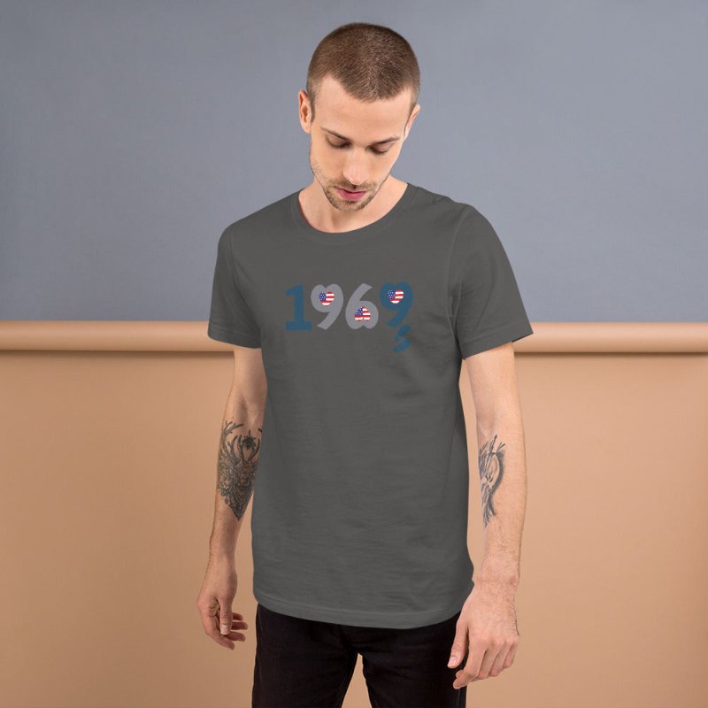 S&B Unisex Stepmoon Short Sleeve T-shirt - Men's T-Shirts & Shirts - British D'sire