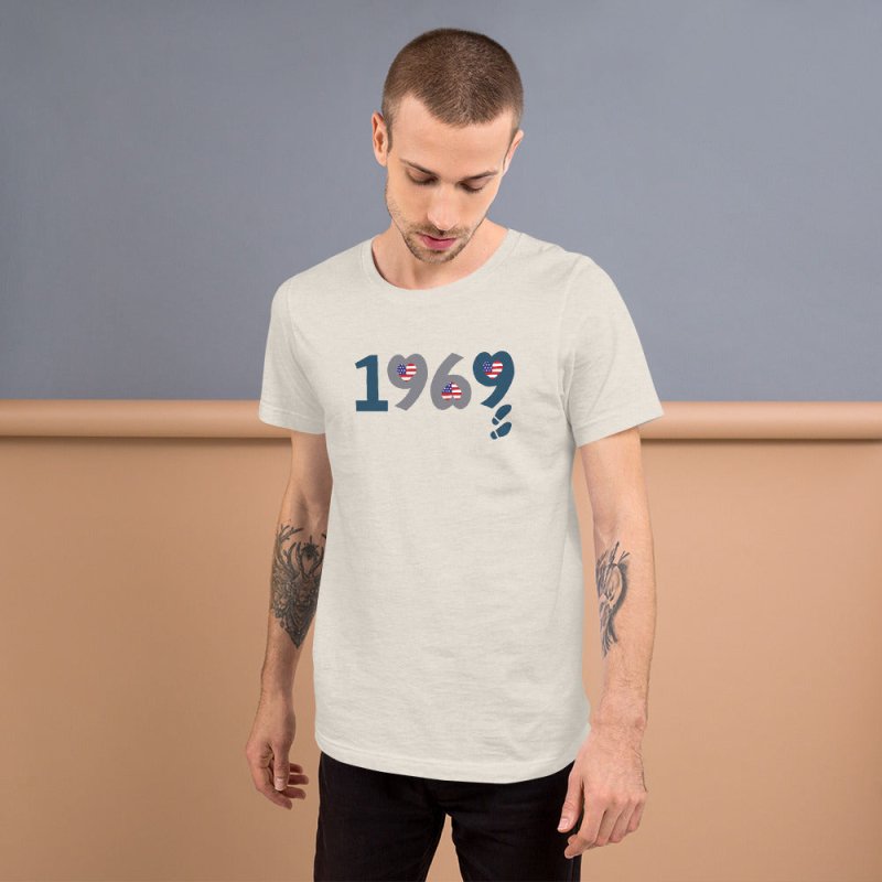 S&B Unisex Stepmoon Short Sleeve T-shirt - Men's T-Shirts & Shirts - British D'sire