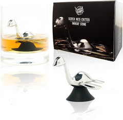 Scotch Ness Critter Chilling Stone, Best Gift for Him, Perfect for Father's Day, Birthday, Anniversary, Old Fashioned Cocktail, Loch Ness Monster, Unique Whisky Gift - British D'sire