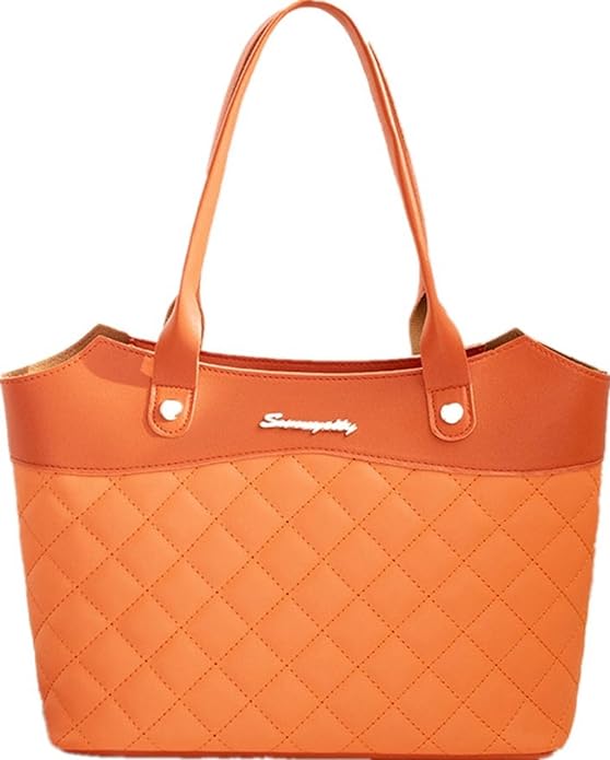 Sealeffort Tote Bags Purses and Handbags with large Lozenge check Shoulder Bags for women's shopping Ladies Shoulder Bags - British D'sire