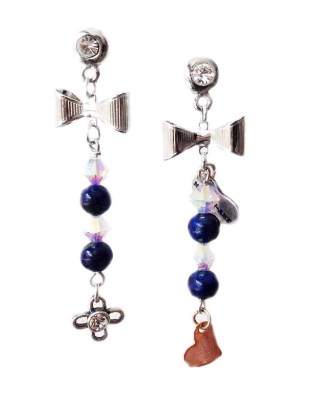 Secret Side Lapislazzuli - Earrings - Orecchini - Earrings - British D'sire