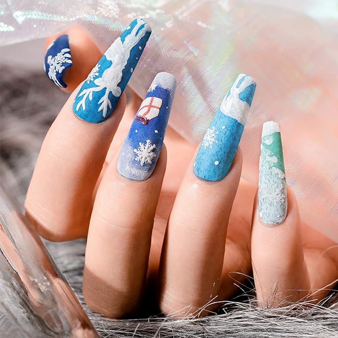 Senvenski Eggshell Gel Coat, Furs Gel Coat, UV LED Nail Art Kit Gift Manicure Varnish Set Soak Off (TB008) Secondary image