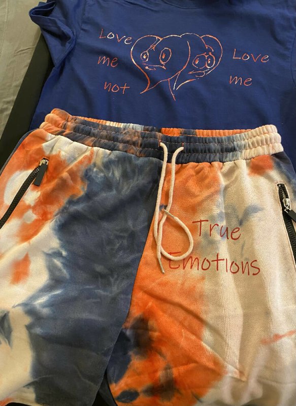 Short set -True Emotions - summer short set - British D'sire