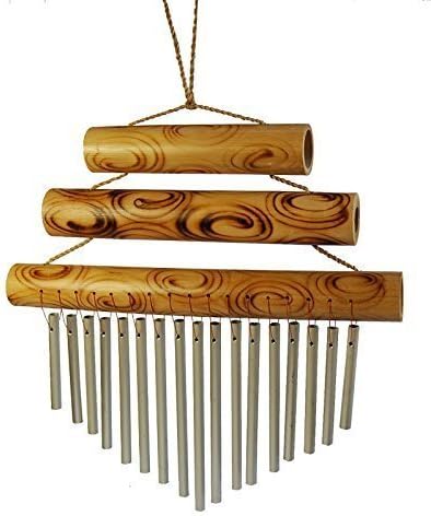Siesta Triple Bamboo Top Windchime, 30 cm wide - British D'sire Main image