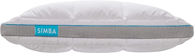 Simba Hybrid® Pillow, with Temperature regulating Stratos technology & Customisable height (45 x 70cm) - British D'sire