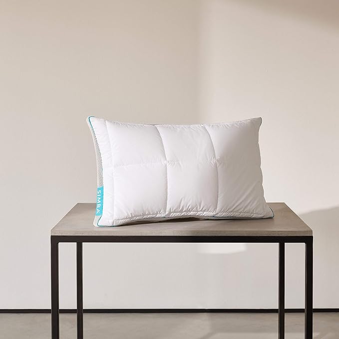 Simba Hybrid® Pillow, with Temperature regulating Stratos technology & Customisable height (45 x 70cm) - British D'sire