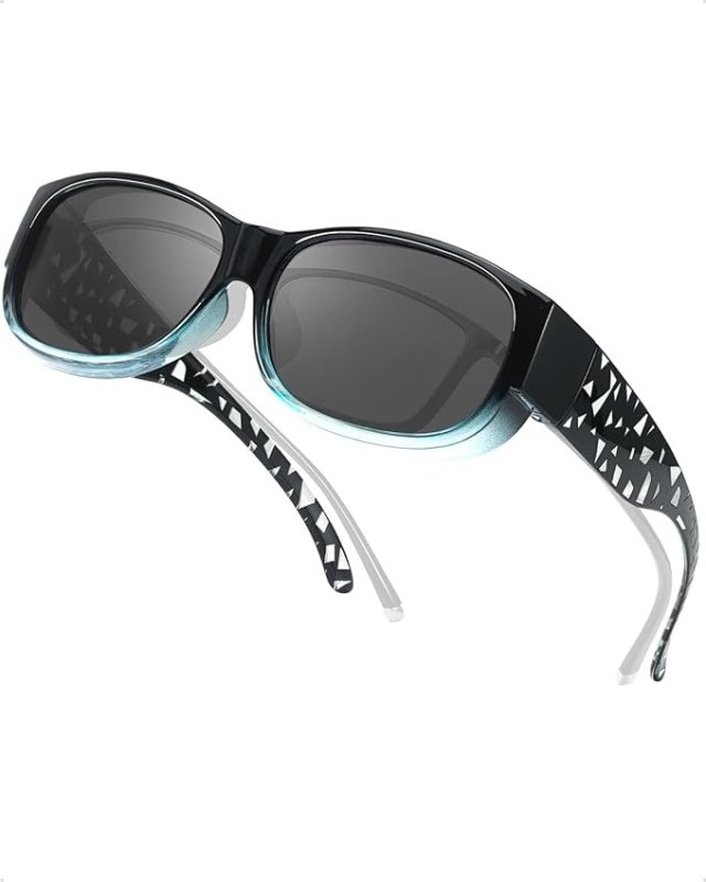 SIPHEW Fit Over Sunglasses Polarised Over Glasses Sunglasses Womens UV400 Protection - British D'sire