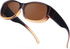 SIPHEW Fit Over Sunglasses Polarised Over Glasses Sunglasses Womens UV400 Protection - British D'sire