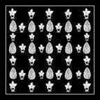 Skull Diamond Scarf - Womens Scarves & Masks - British D'sire