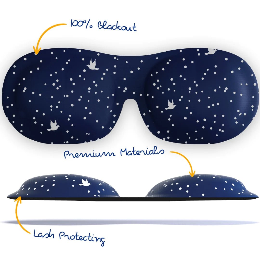 Smug Contoured 3D Blackout Sleep Mask - Women's Accessories - British D'sire