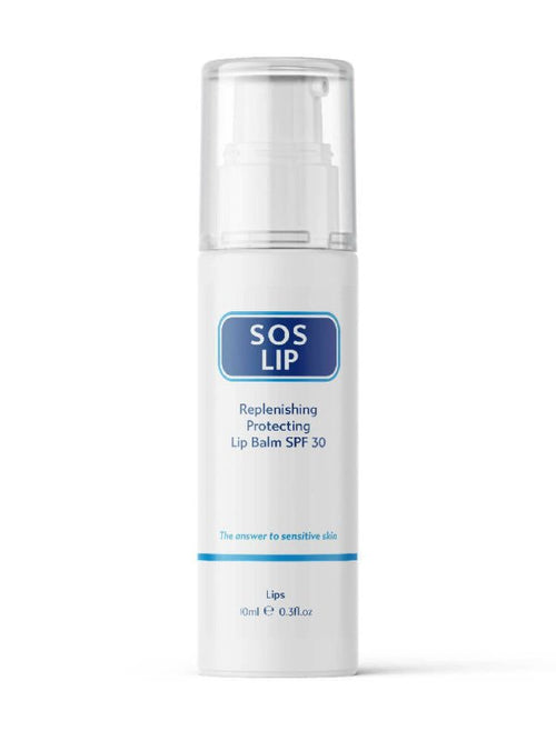 SOS Lip Balm SPF 30 10ml | Natural Sun Protection for Lips | Moisturizing & Healing Lip Balm | Enriched with SPF 30, Beeswax & Vitamin E for Soft, Protected Lips