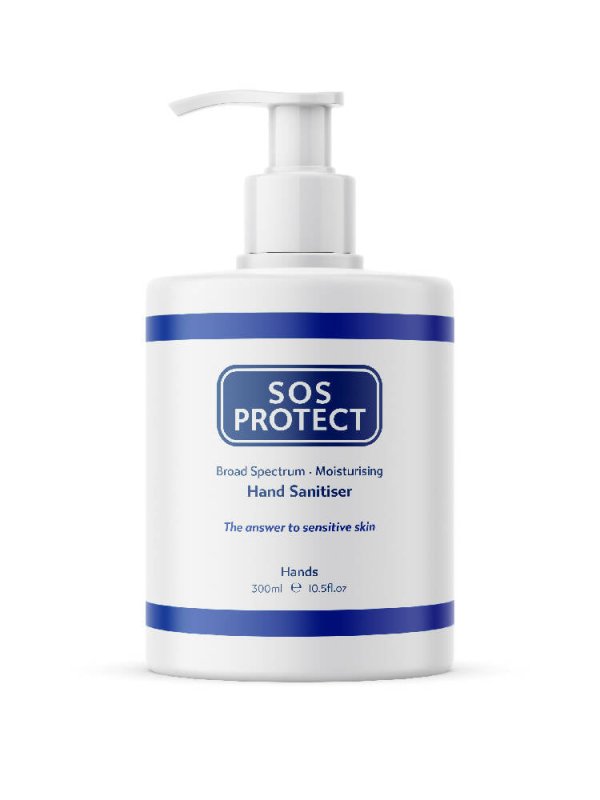SOS Protect Hand Sanitiser, 300ml - Hygiene Items - British D'sire