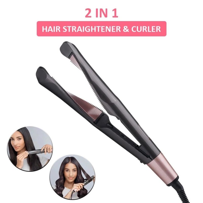 Spiral Twisted Hair Straightener, Automatic Curling Iron, Wave Electric Heating Hairdressing Temperature Control Splint - Hair Care & Styling - British D'sire