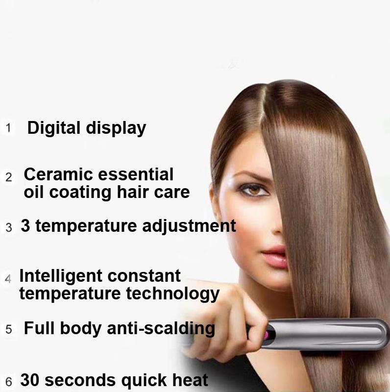 Straightening Comb Negative Ion Comb Multifunctional Automatic Styling Comb Anti-scald Electric Cur - Hair Care & Styling - British D'sire