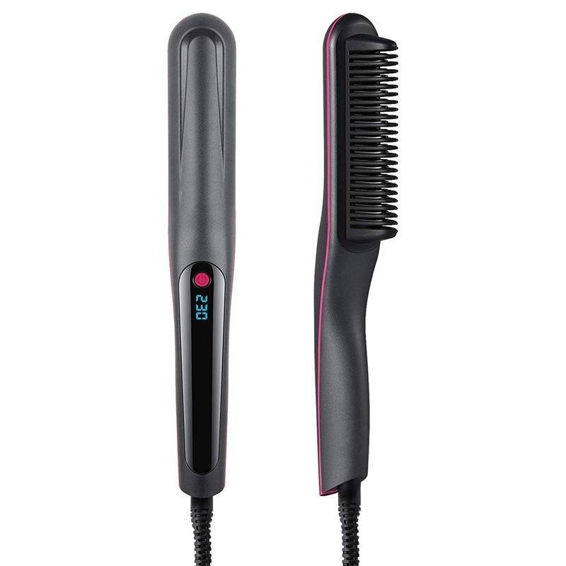 Straightening Comb Negative Ion Comb Multifunctional Automatic Styling Comb Anti-scald Electric Cur - Hair Care & Styling - British D'sire