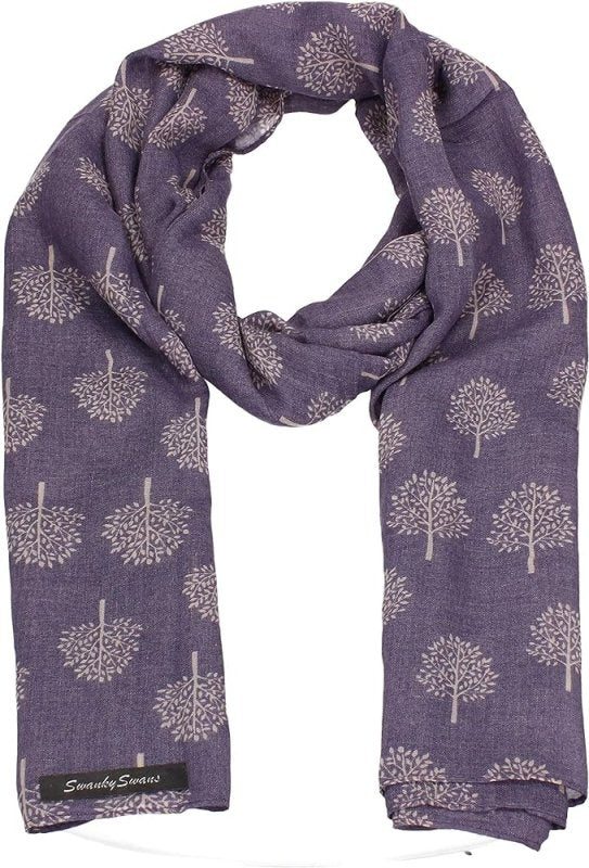 SwankySwans Mulberry Tree Celebrity Designer Scarf Womens Scarf Shawl Wrap Ladies Long Scarf - British D'sire