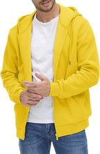 TACVASEN Men's Fleece Hoodies Zip Up Sherpa Lined Jackets Long Sleeve Sweatshirts Winter Warm Coats with Pockets - British D'sire