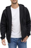 TACVASEN Men's Fleece Hoodies Zip Up Sherpa Lined Jackets Long Sleeve Sweatshirts Winter Warm Coats with Pockets - British D'sire