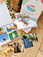 Teddo Play Birds of Prey, Wild Animals, Insects and Farm Animals (Letter-Linking Spelling Edition) Set of 40 - Learning & Education - British D'sire