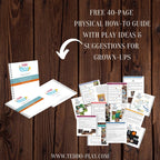 Teddo Play Birds of Prey, Wild Animals, Insects and Farm Animals (Letter-Linking Spelling Edition) Set of 40 - Learning & Education - British D'sire