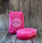 The Soap Sponge Company Coconut Exfoliating Soap Filled Sponge - Bath & Shower - British D'sire