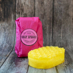 The Soap Sponge Company Lemongrass & Ginger Exfoliating Soap Sponge - Bath & Shower - British D'sire