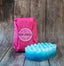 The Soap Sponge Company Sandalwood & Black Pepper Exfoliating Soap Sponge - Bath & Shower - British D'sire