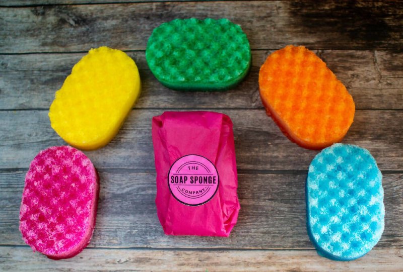 The Soap Sponge Company Sweet Orange Exfoliating Soap Sponge - Bath & Shower - British D'sire