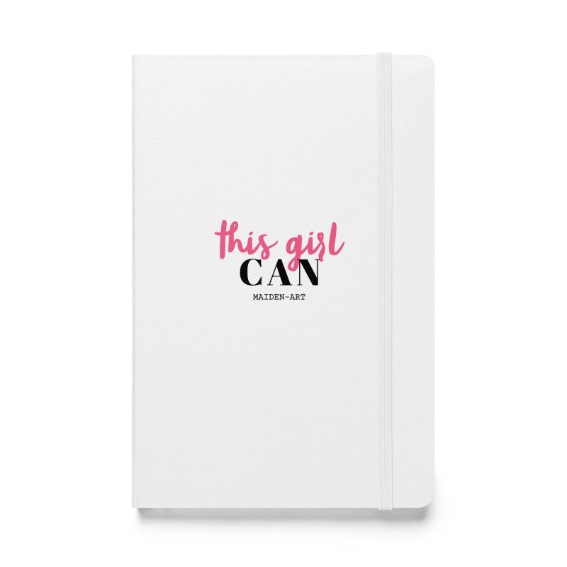 This Girl Can Hardcover bound notebook - British D'sire