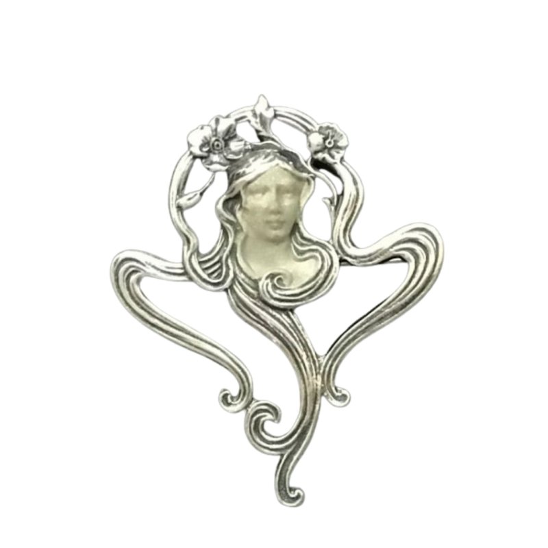 Timeless Classics Hair Brooch - Brooms & Brushes - British D'sire