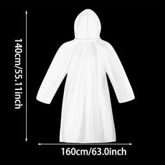 TONITTO 10 Disposable Rain Ponchos for Women & Emergency Waterproof Raincoats Men Adult Outdoor Recreation Camping Hiking - British D'sire