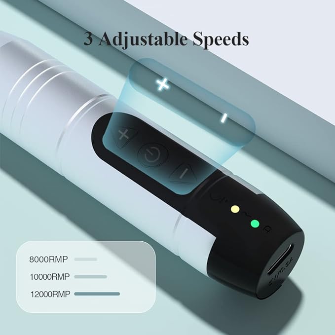 TOUCHBeauty Cordless Rechargeable Electric Nail Drill,12 in 1 Electric Nail File Kit for Acrylic Gel Nails,Manicure Pedicure Tools for Shaping, Polishing, Removing Callus, Home Salon Use,AG-2236 - British D'sire