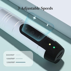 TOUCHBeauty Cordless Rechargeable Electric Nail Drill,12 in 1 Electric Nail File Kit for Acrylic Gel Nails,Manicure Pedicure Tools for Shaping, Polishing, Removing Callus, Home Salon Use,AG-2236 - British D'sire