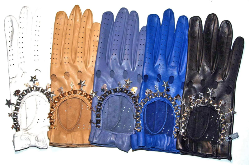 True Leather Jewel Gloves - Guanti Gioiello in Vera Pelle - *PROMOTION - Gloves & Mittens - British D'sire