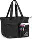 Trunab Portable Teacher Work Bag, Teacher Utility Tote Bag with Multiple Pockets and Padded Laptop Sleeve, Ideal for Work, Travel, Office, Business, Patented Design - British D'sire