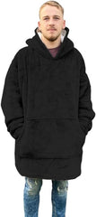 TSARLTD Sherpa Oversized Hoodie Blanket Giant Sweatshirt Unisex Blanket Fleece To Keep Body Cozy And Warm, Ultra Soft Comfortable Universal Size For Men And Woman With Big Size Pocket - British D'sire