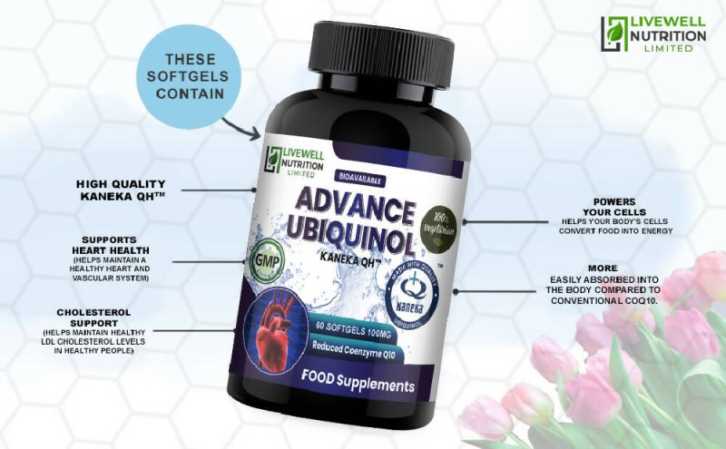 Ubiquinol – Kaneka QH® 100MG Pure Encapsulation High Potency (60 Softgels) Naturally Fermented Reduced Form of Co Q10 Secondary image