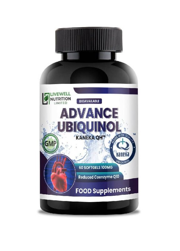 Ubiquinol – Kaneka QH® 100MG Pure Encapsulation High Potency (60 Softgels) Naturally Fermented Reduced Form of Co Q10 - Food Supplement Vitamin - British D'sire Main image
